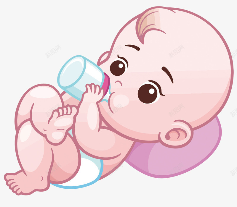 喝奶的婴儿png免抠素材_88icon https://88icon.com 卡通 喝奶 奶粉 婴儿PNG矢量图 婴儿免扣PNG图 婴儿矢量 宝宝 手绘 母婴