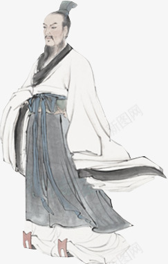 屈原png免抠素材_88icon https://88icon.com 中国画 古人 古风 屈原 水墨画 端午节