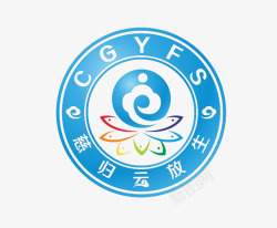 慈慈归云放生LOGO图标高清图片