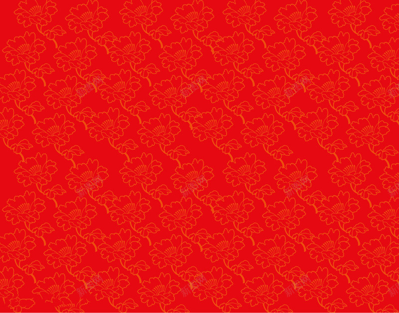 红色花纹背景png免抠素材_88icon https://88icon.com 喜庆 底纹背景素材 春节背景素材 红色背景