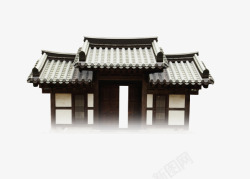 中国风古典房子素材