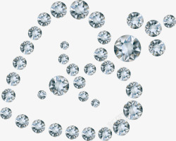 奢华钻石爱心素材