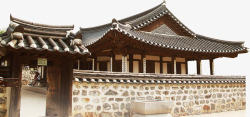 韩国古典房屋开业素材