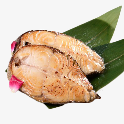 阿拉斯加黑鳕鱼扒png免抠素材_88icon https://88icon.com 海鲜 熟食 美食 鱼