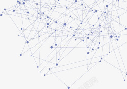 节点蓝色科技感网络节点矢量图高清图片