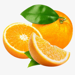切开的柠檬桔子橙子果肉高清图片