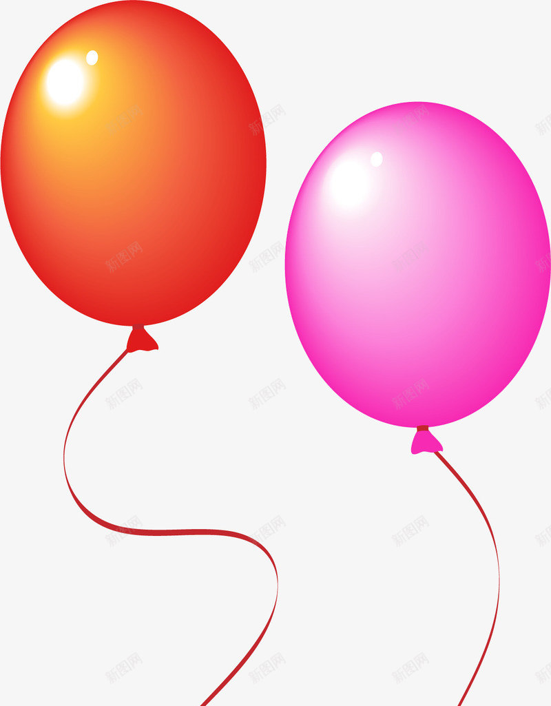 大红色气球png免抠素材_88icon https://88icon.com 大红色 彩色气球 气球 粉笔 粉笔气球 缤纷的气球