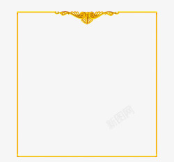 皇家宝石王冠金色边框高清图片