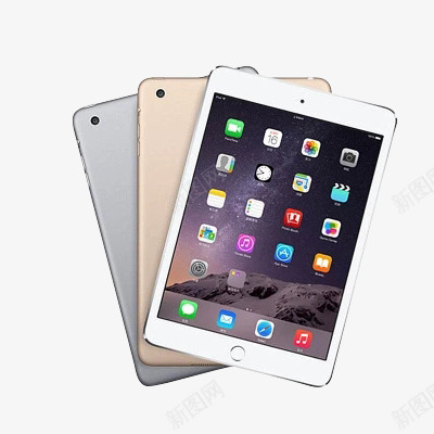 三色ipadmini4展开png免抠素材_88icon https://88icon.com ipad ipadmini mini 产品实物 平板 数码产品 电子产品 苹果产品 迷你平板