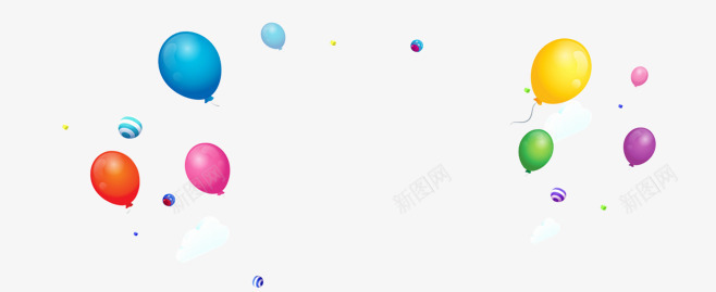 气球装饰png免抠素材_88icon https://88icon.com 618装饰素材 banner海报装饰元素 动感漂浮元素 气球 立体求