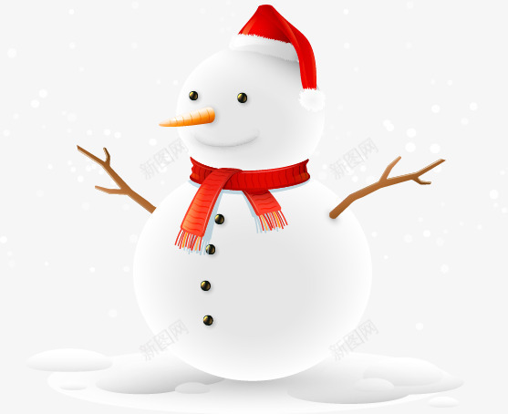 卡通雪人png免抠素材_88icon https://88icon.com 下雪 冬天 圣诞素材 堆雪人 雪人卡通雪人