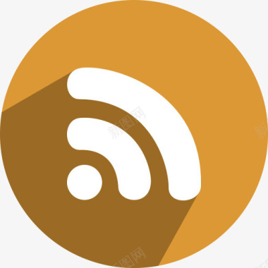 自由媒体网络RSS社会社交媒体图标图标