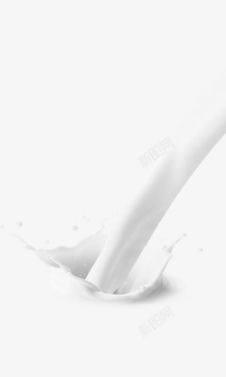白色牛奶液体造型素材