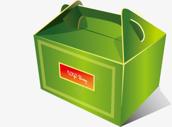 绿色盒子图png免抠素材_88icon https://88icon.com 包裹 密封 盒子 绿色