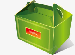 绿色盒子图素材