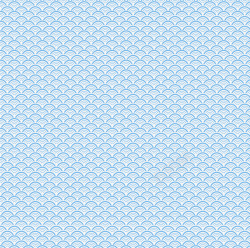 浪花边框蓝色清新中国风海浪边框纹理高清图片