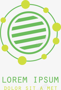 网络金融圆形的互联网公司logo矢量图图标图标