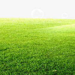 悬浮的绿地草原高清图片