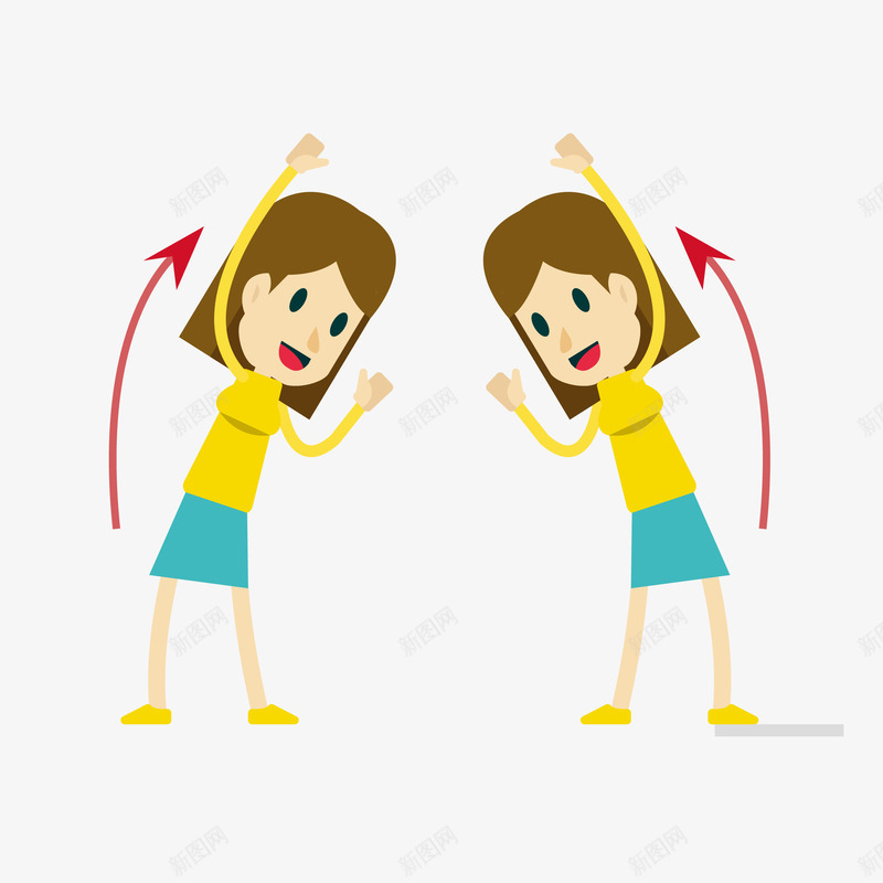 卡通办公室做操的女人矢量图eps免抠素材_88icon https://88icon.com 伸懒腰 伸腰 做操 做操女人 做操的 卡通办公室 女人 女人卡通 矢量图