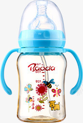 蓝色儿童母婴用品吸管杯png免抠素材_88icon https://88icon.com 儿童 母婴 用品 蓝色