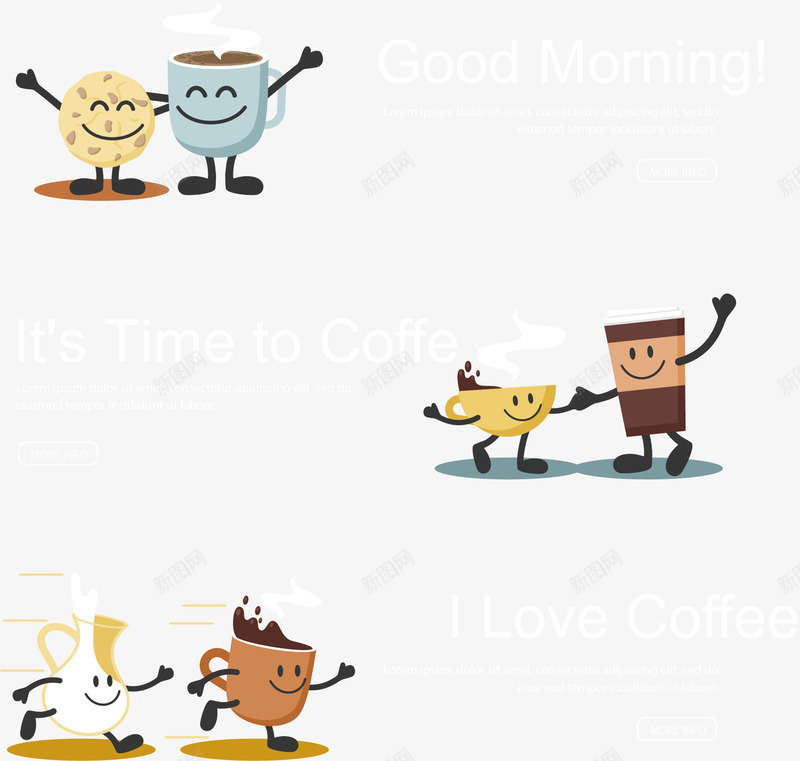 奔跑的咖啡兄弟png免抠素材_88icon https://88icon.com 咖啡兄弟 咖啡厅 咖啡杯 早餐咖啡 矢量素材