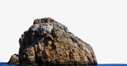 海边石头孤独的岩石高清图片