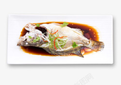 美味海鲜清蒸鱼类素材