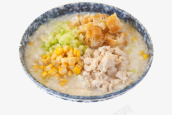 鸡蓉玉米粥素材