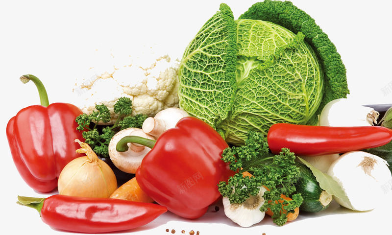 蔬菜水果一堆png免抠素材_88icon https://88icon.com 大白菜 水果 爱心蔬菜 红辣椒 菜类图片 蔬菜