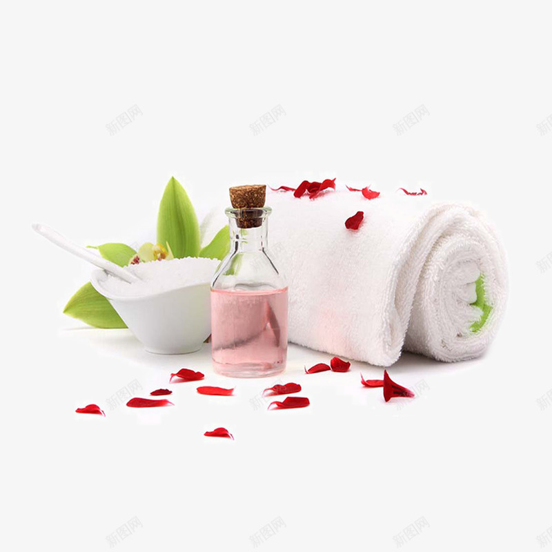 养生psd免抠素材_88icon https://88icon.com 养生 叶子 毛巾 玫瑰花 精油 绿色叶子 绿色植物 美容 花瓣