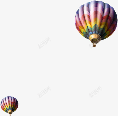 彩色绚丽热气球漂浮png免抠素材_88icon https://88icon.com 彩色 漂浮 热气球 绚丽 设计