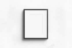 实木相框原色黑色白色画框超清1素材