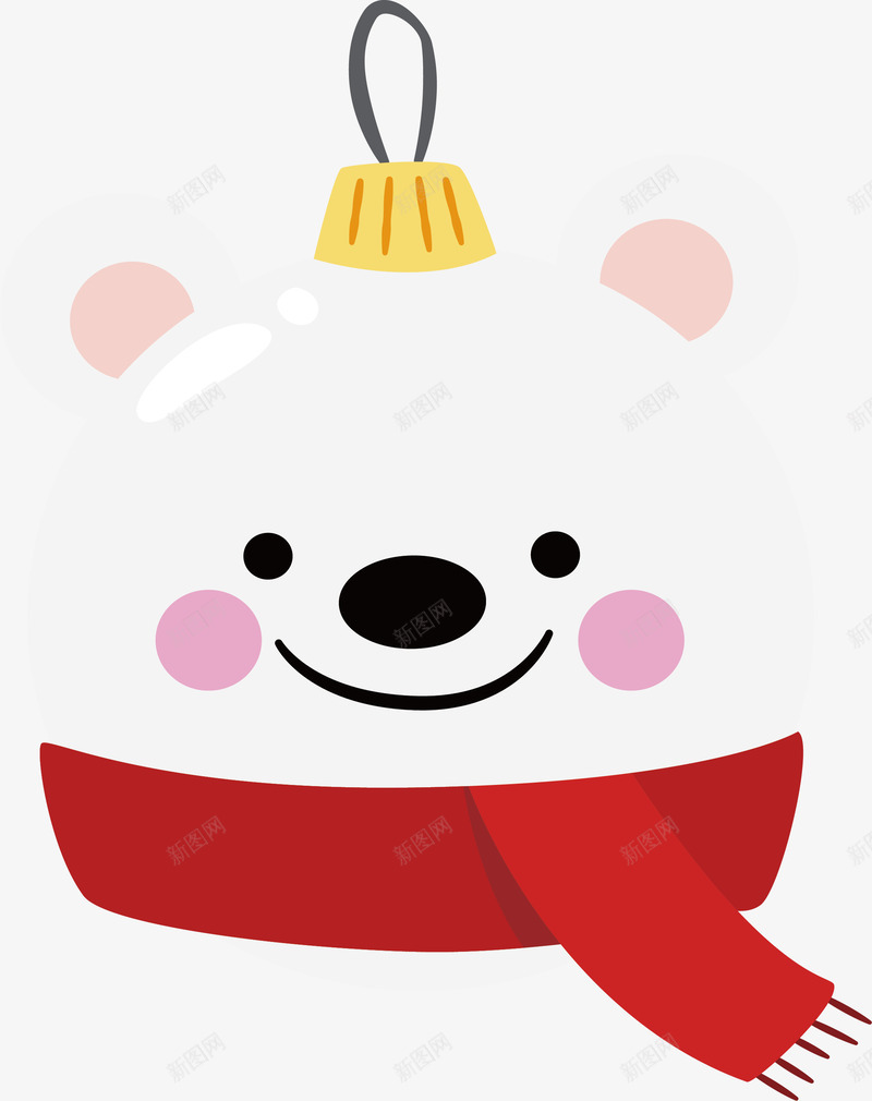 白熊圣诞球矢量图ai免抠素材_88icon https://88icon.com merryChristma merryChristmas 圣诞球 圣诞节 白熊 白熊圣诞球 矢量png 矢量图