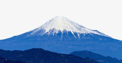 美丽的自然景观富士山特写高清图片