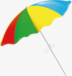 五彩雨伞素材