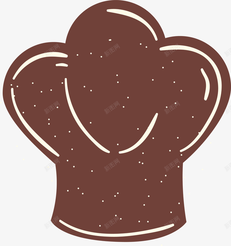 简约褐色厨师帽png免抠素材_88icon https://88icon.com 厨师帽 厨房 烘焙 矢量标签 糕点 蛋糕 褐色 餐饮