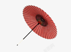 古典红伞素材