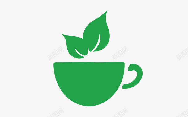陶瓷茶具绿茶杯文件图标图标
