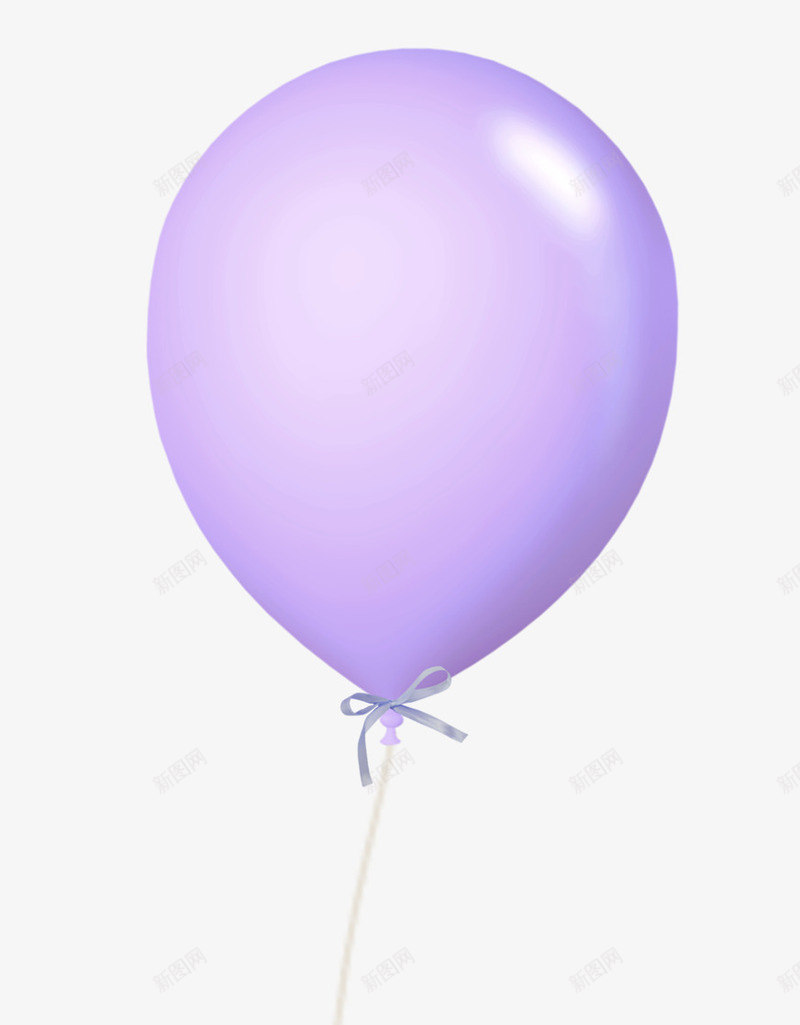 紫色气球png免抠素材_88icon https://88icon.com 一颗气球 气球 飞起来的气球