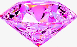 紫色闪耀钻石珠宝素材