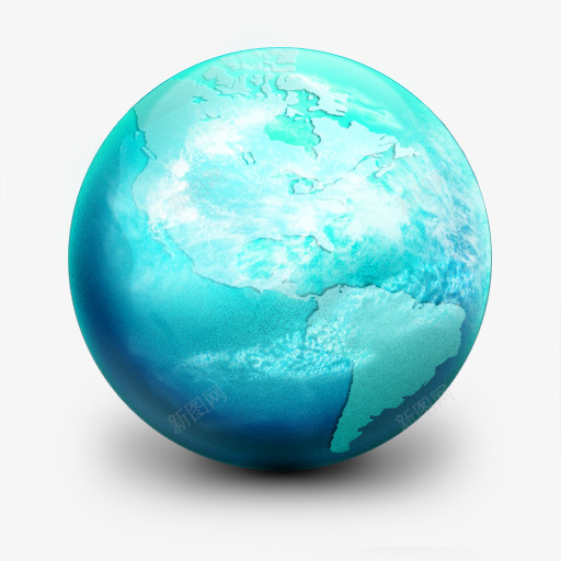 蓝色星球装饰图案png免抠素材_88icon https://88icon.com 免抠PNG 地球 星球 梦幻 蓝色 装饰图案