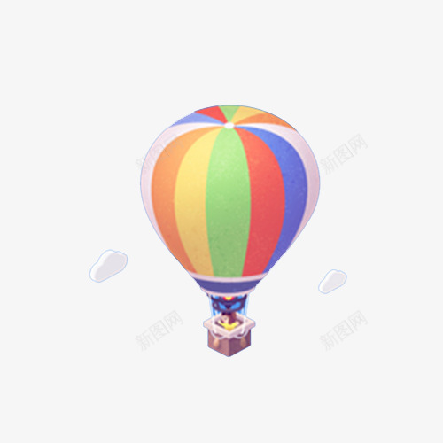 扁平风热气球png免抠素材_88icon https://88icon.com 五彩 扁平 气球 热气球