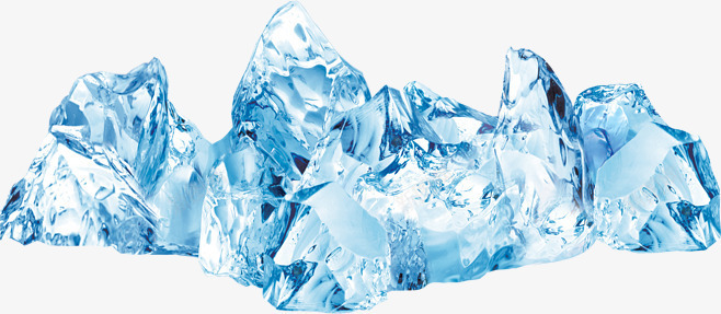 冰块蓝色冰块装饰png免抠素材_88icon https://88icon.com 冰块 图片 蓝色 装饰