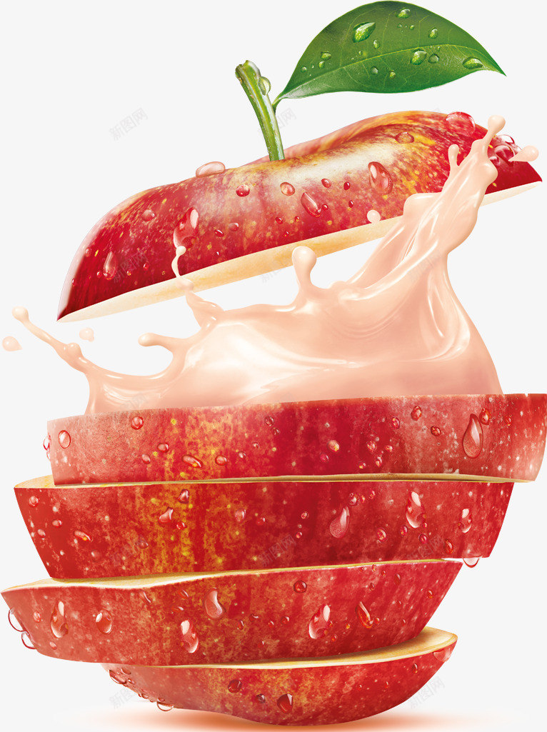 植物水果苹果果汁效果png免抠素材_88icon https://88icon.com 效果 果汁 果汁爆炸 植物 水果 苹果