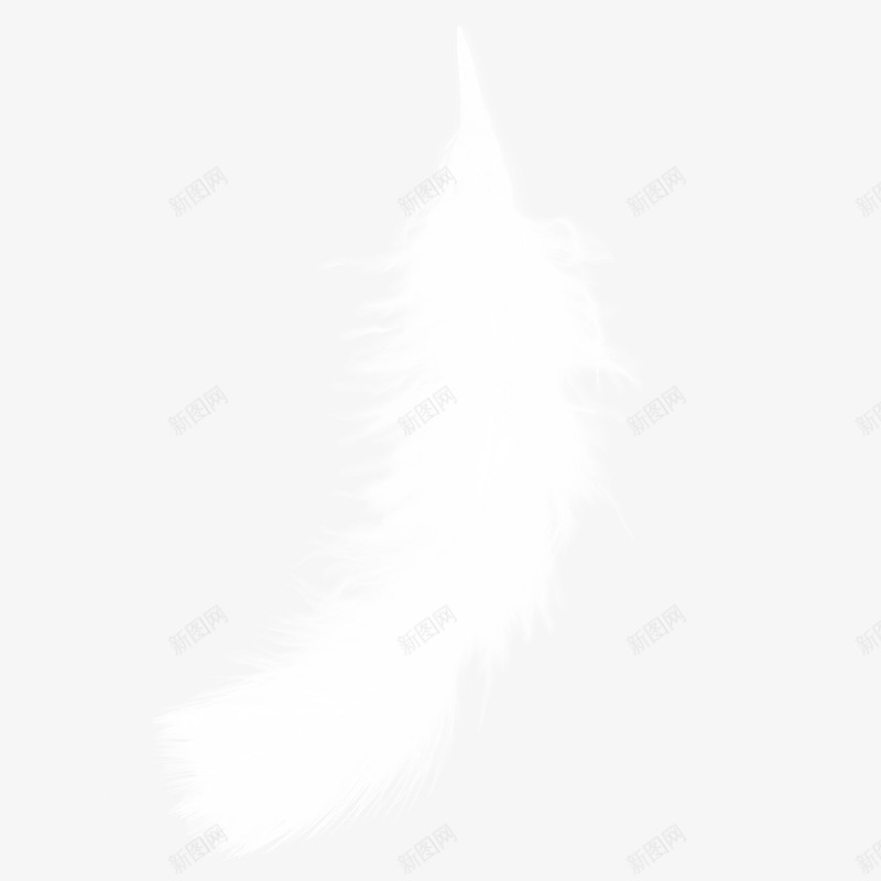 白色羽毛png免抠素材_88icon https://88icon.com png图形 png装饰 卡通 白色 简易羽毛 羽毛 装饰 飘逸的羽毛