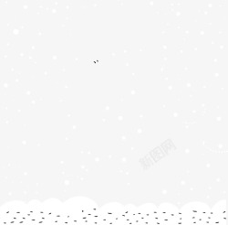 简约雪天下雪素材
