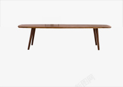 木质极简长桌素材