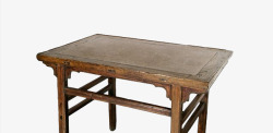 古代家具老旧的书桌桌面素材