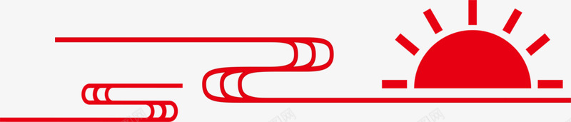 国庆红色古风花纹psd免抠素材_88icon https://88icon.com 回云纹 国庆 红色 花纹