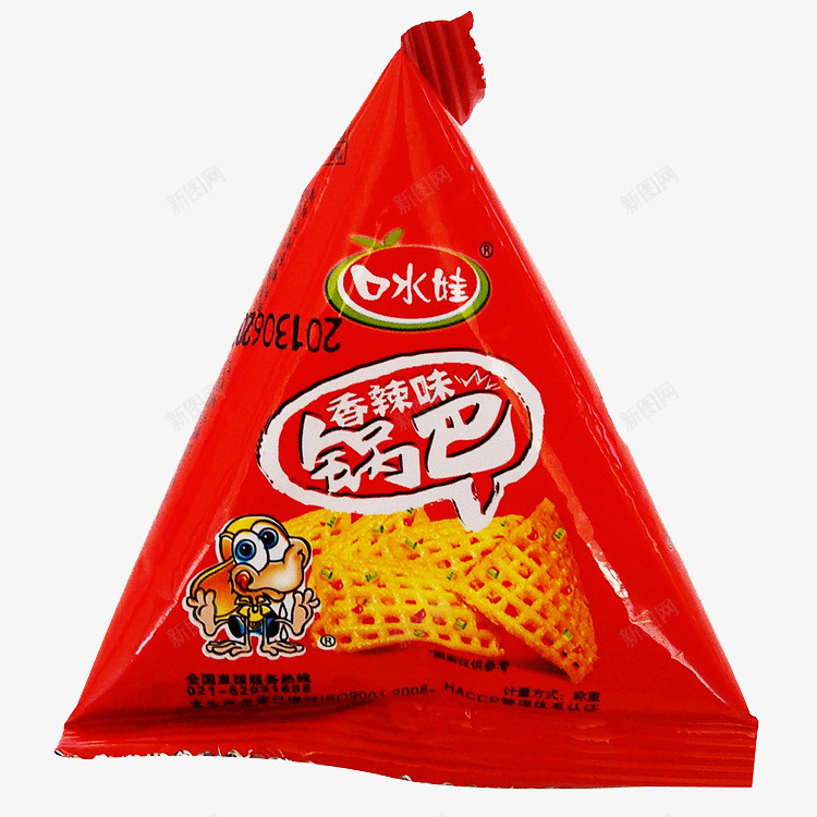 香辣味锅巴png免抠素材_88icon https://88icon.com 产品实物 口水娃食品 油炸食品 锅巴 零食 香辣味